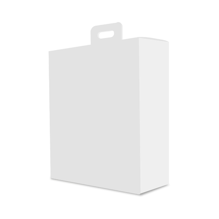 Gift bag on a white background. Vector illustration .のイラスト素材