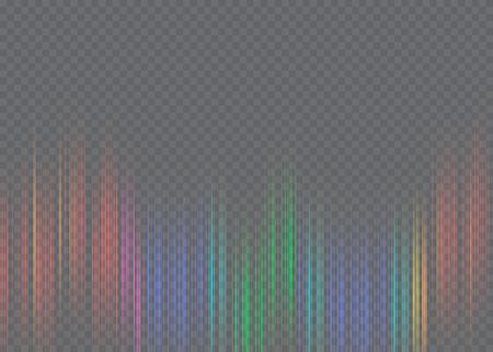 Light flare special effect with rays of light and magic sparkles. Glow transparent vector light effect set, explosion, glitter, spark,のイラスト素材