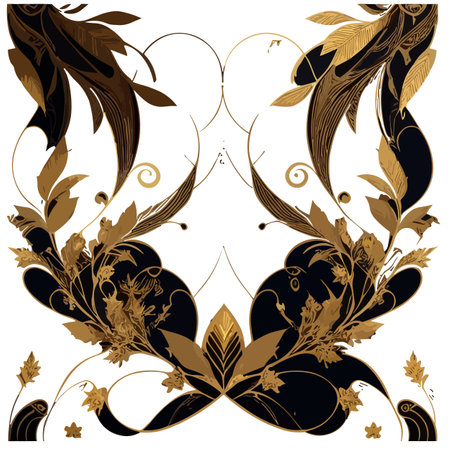 Background with traditional floral ornament. Vector illustrationのイラスト素材