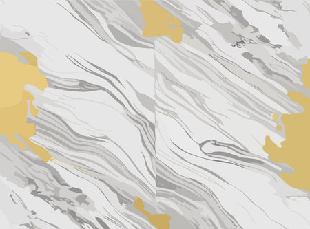 Marble with golden texture background vector illustrationのイラスト素材