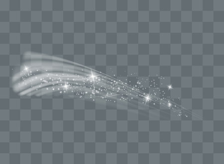 Snow and wind on a transparent background. White gradient decorative illustration. winter and snow with fog. wind and fog.のイラスト素材