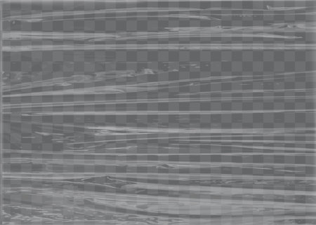 Transparent Light Polyethylene Plastic Warp. Eps10 Vector.のイラスト素材