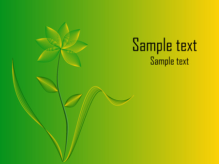 Vector illustration of beautiful flowerのイラスト素材