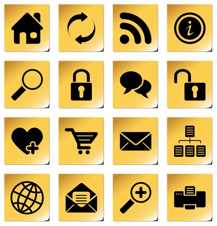 Website and internet icons for your products and designsのイラスト素材