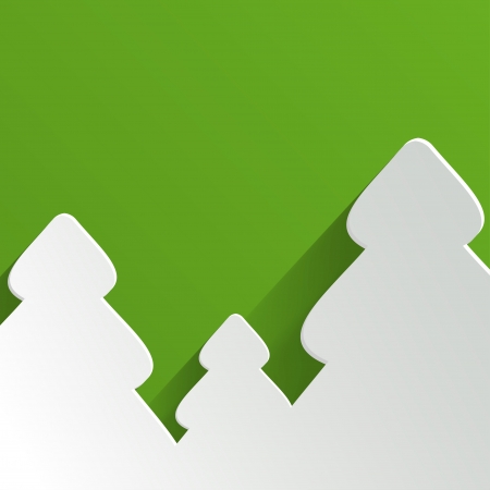 Abstract Background with Christmas Tree  Vector Illustration のイラスト素材