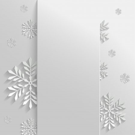 Abstract Background with Snowflakesのイラスト素材