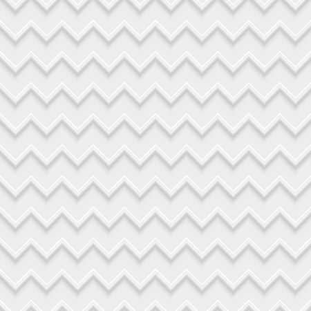 3d Geometric White Seamless Pattern, Vector Abstract Backgroundのイラスト素材