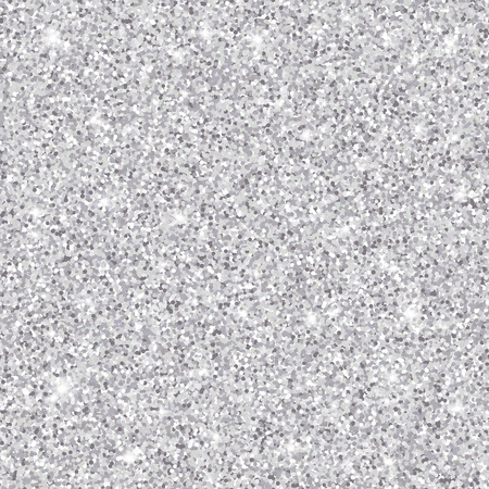 Silver glitter seamless pattern, vector textured backgroundのイラスト素材
