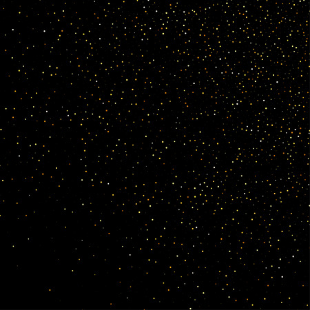 gold dust glitter star wave fireworks abstract black background, design templateのイラスト素材