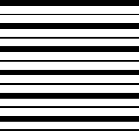 Vector Striped Seamless Pattern. Black and white backgroundのイラスト素材