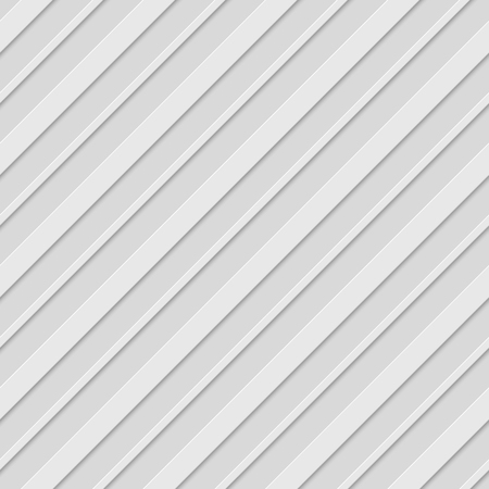 Abstract Geometric 3d White Seamless Pattern, Diagonal Striped Vector Backgroundのイラスト素材