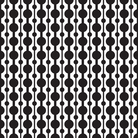 Classic elegant circle geometric seamless vector patternのイラスト素材