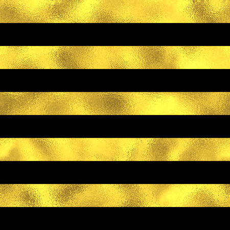 Abstract seamless pattern with wide golden horizontal stripes. Vector fashion backgroundのイラスト素材