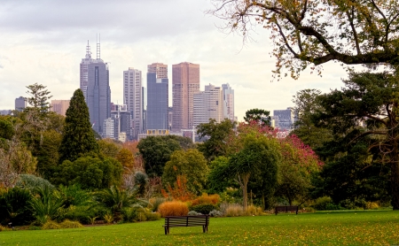 This beautiful Fall day in Melbourne is just waiting for you to enjoy.の写真素材