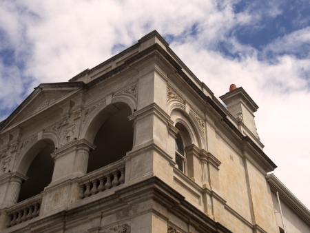 architectural detail of a classic old house in Melbourneの写真素材