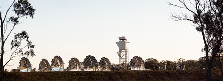 experimental solar electricity generation farm in inglewood rural victoria australia