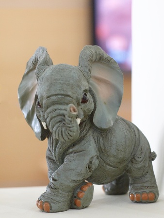 ceramic elephantの写真素材