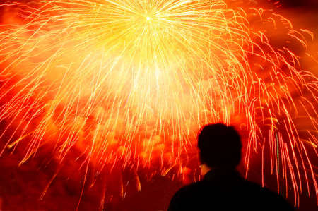 Firework  displayの写真素材