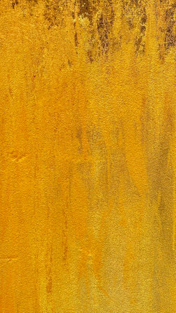 Close up of dry texture background which water that contaminated with rust flown overの写真素材