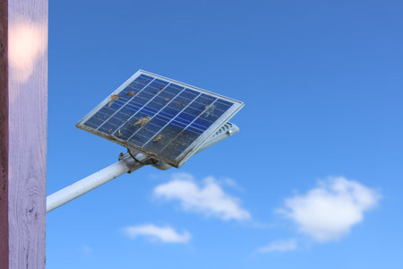 Solar cell panel installed for obtaining power from the nature to save energy in long term
