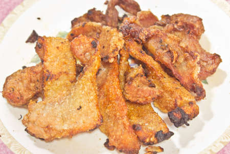Seasoned with Garlic, Onions, Pepper and Saltの写真素材