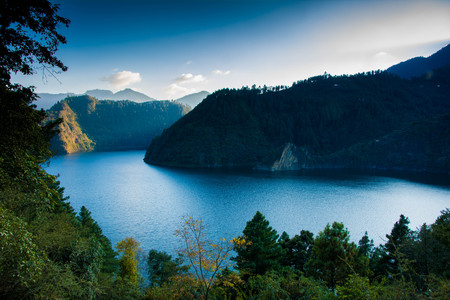 Beautiful Valley Lakeの写真素材