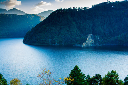 Beautiful Valley Lakeの写真素材