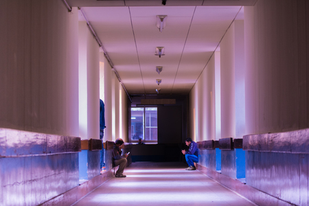 Hospital Corridorの写真素材