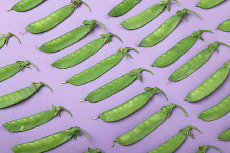 Snow peasの写真素材