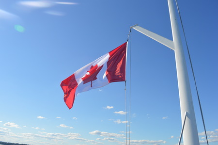 Canada country flagの写真素材