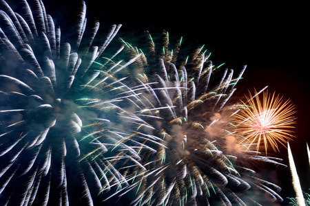 fireworksの写真素材