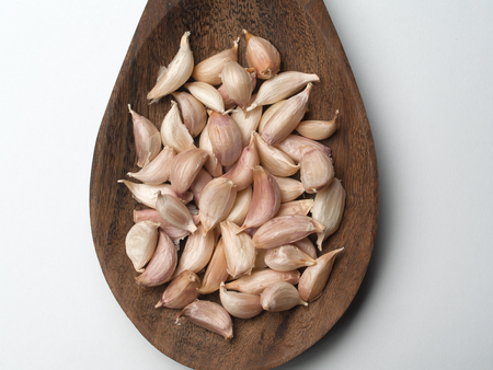 garlic , Cooking spicesの写真素材