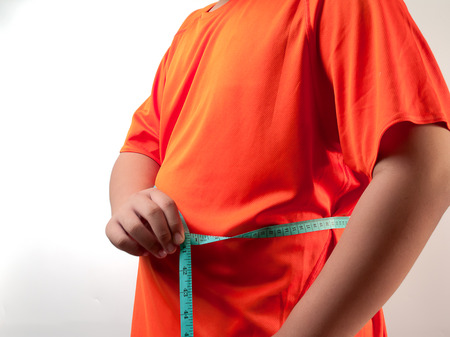 fat Man , Eat more food The overweight sizeの写真素材