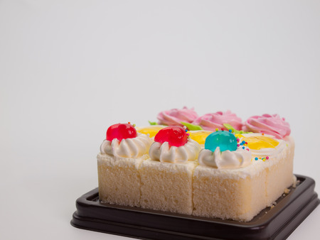 cheesecake isolated on white background