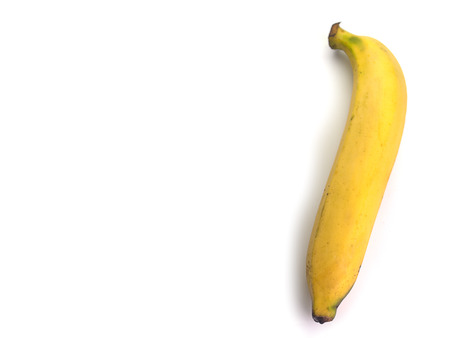 Cavendish banana (Kluai Hom thong) Banana famous in Thailand.(with free space for text)の写真素材