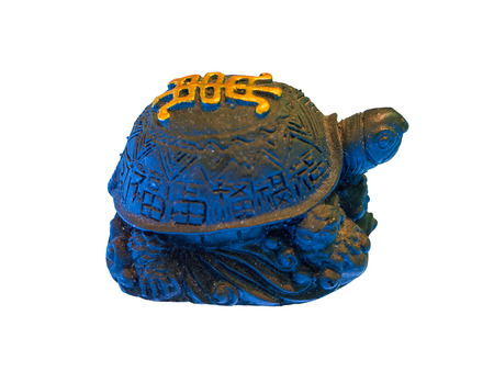 turtle doll sacred , isolated on white background.の写真素材