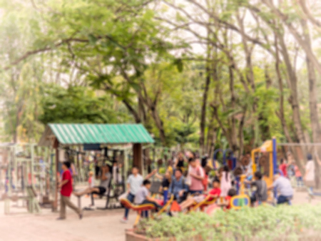 exercise fitness in outdoor. (blurred background)の写真素材