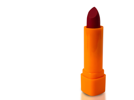 Lipstick. Makeup collection  isolated on white background. (This has clipping path)の写真素材
