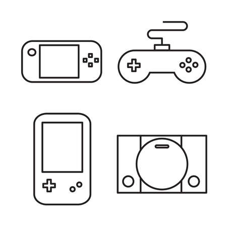 symbol icon Game player vector illustration.のイラスト素材