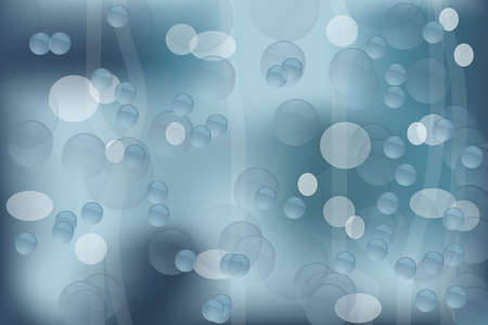 Abstract Blue bokeh background. Vector Illustration.のイラスト素材