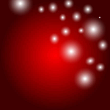 glitter lights background. red and white.のイラスト素材