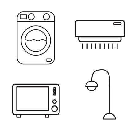 symbol icon  Electric appliance vector illustration.のイラスト素材