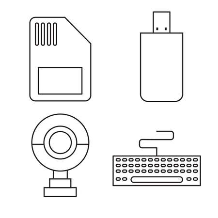 symbol icon IT computer vector illustration.のイラスト素材