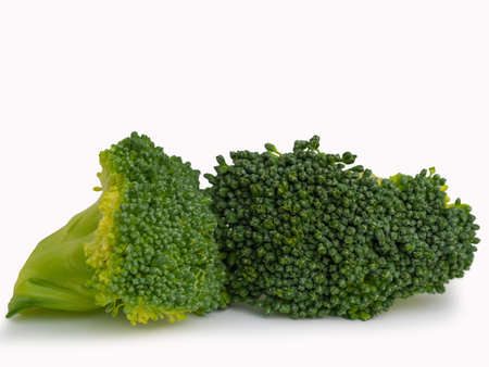 Broccoli isolated on white background. (clipping path)の写真素材