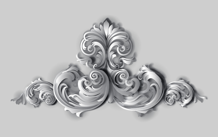 3d Flourishesのイラスト素材