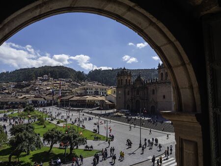 Main Square (Church Square) from Church The Company of Jesus. The square is a meeting point for...