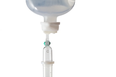 Detail of a infusion on white backgroundの写真素材