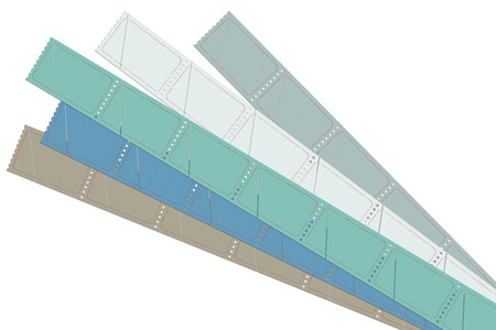 Collection of vintage style Tickets in different Colorsの写真素材