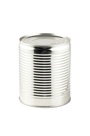 A silver can の写真素材