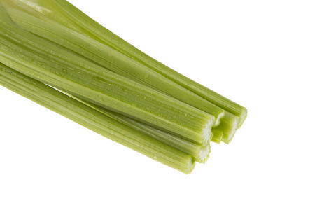Celery, Celeriac isolated on white backgroundの写真素材
